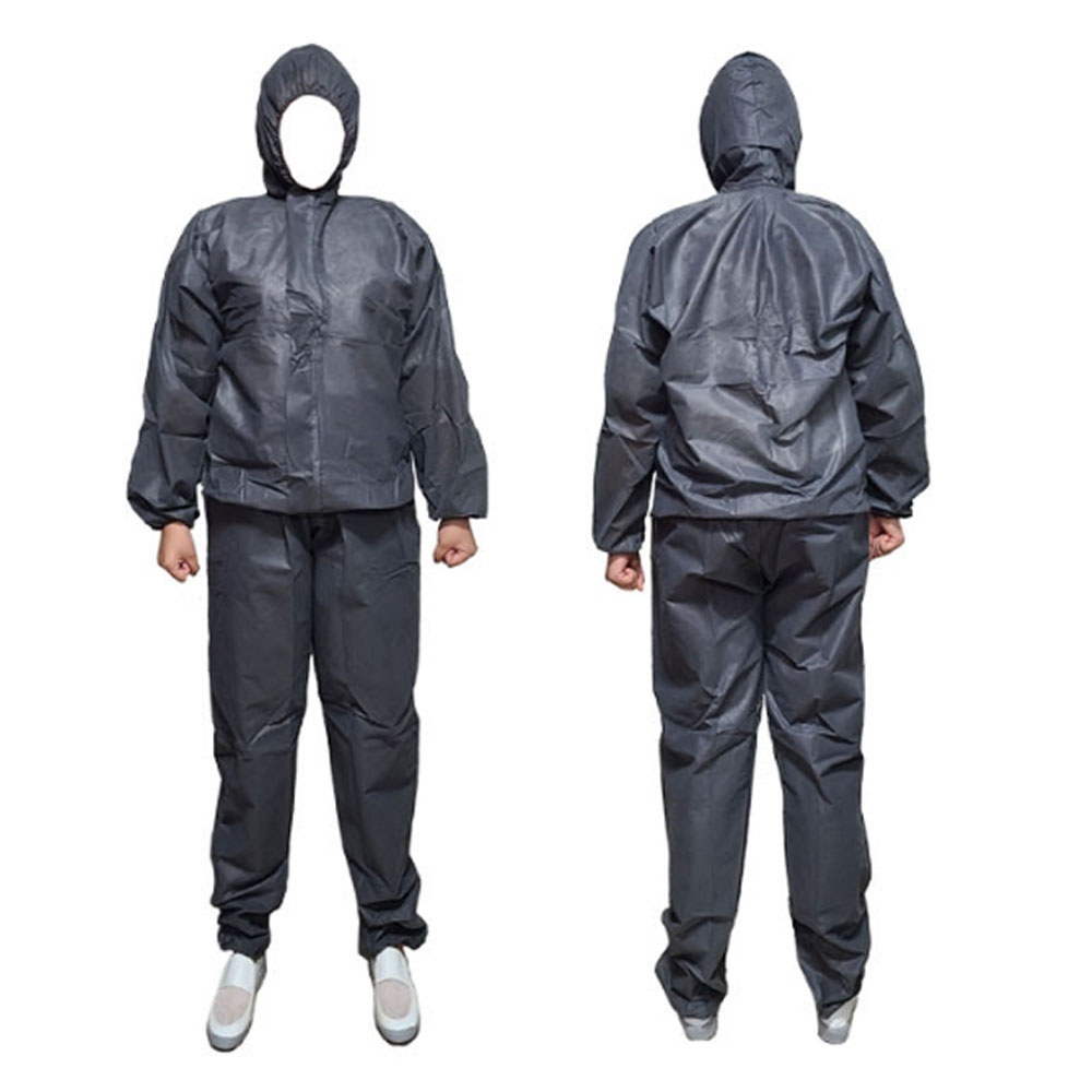 PP 투피스 일회용작업복 그레이 / 2XL (24개입) 할인