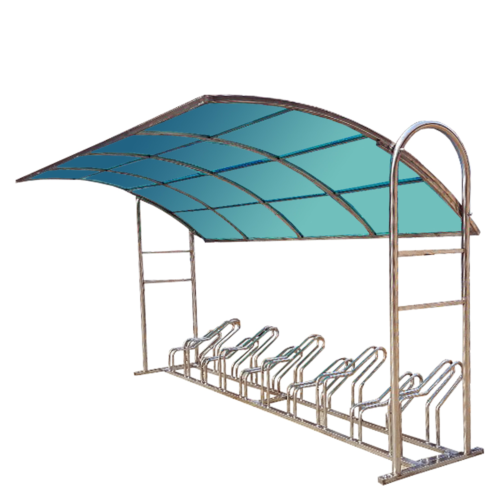 ws1 자전거보관소-렉산 지붕:브라운 / 2M(5대분) 주문제작