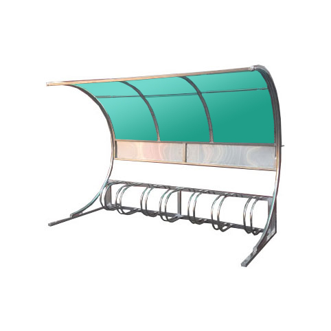 ws4 자전거보관소-렉산 지붕:녹색 / 3M(7대분) 주문제작