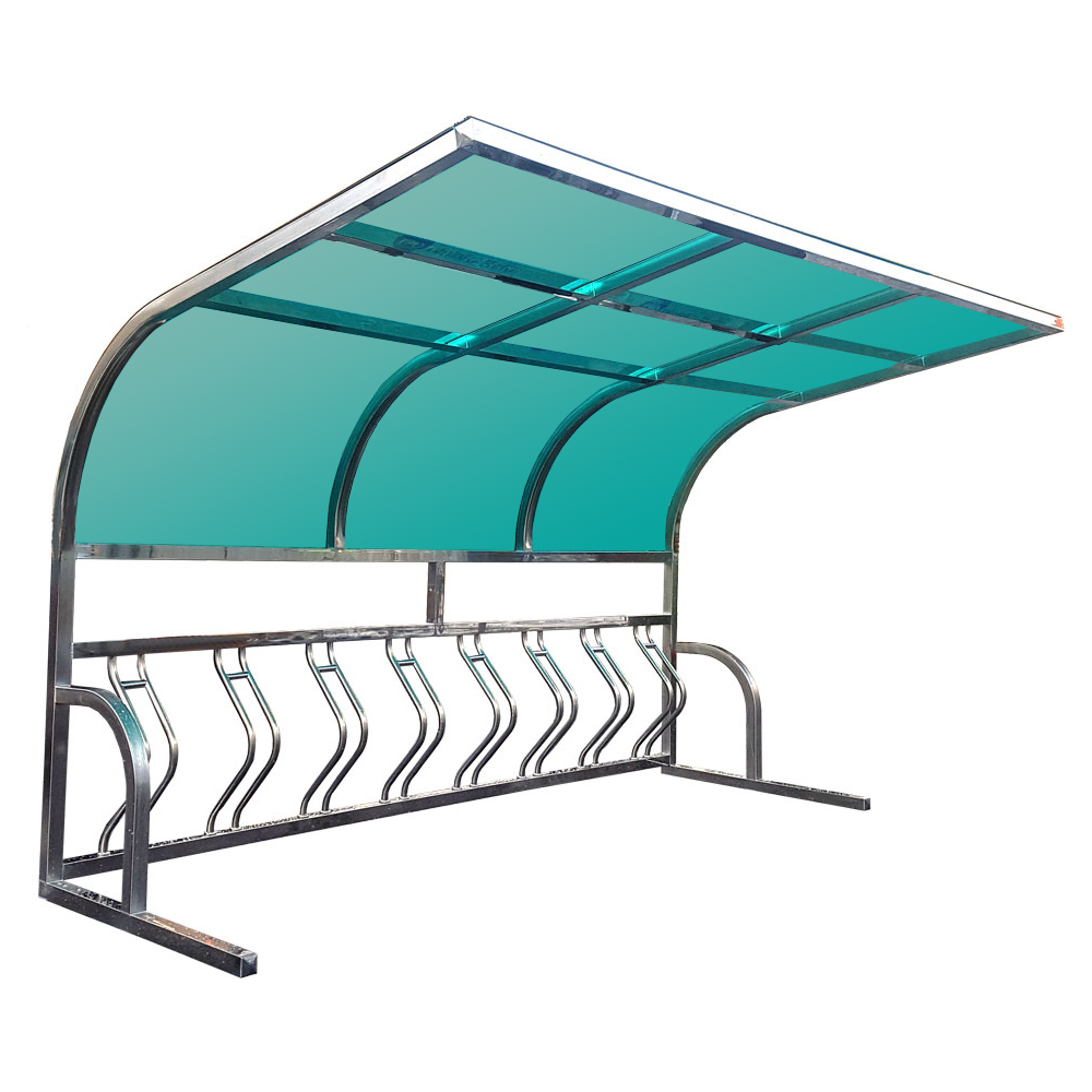 ws9 자전거보관소-렉산 지붕:녹색 / 4M(10대분) 주문제작