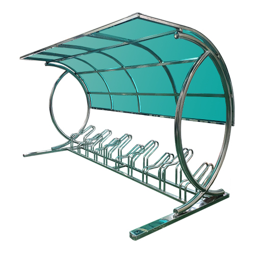 ws10 자전거보관소-렉산 지붕:녹색 / 4M(10대분) 주문제작