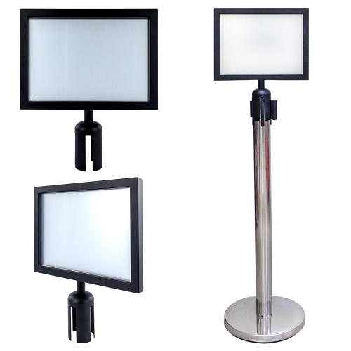 WS 벨트차단봉용 / 안내판(사인폴) 330*H380