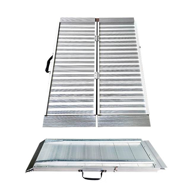 AJ 알미늄 접이식 경사로 5호 / 900×1590×H169~187