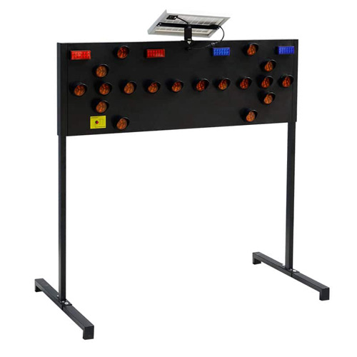 WS 쏠라LED 점멸싸인보드 지주포함 (쏠라24시간)