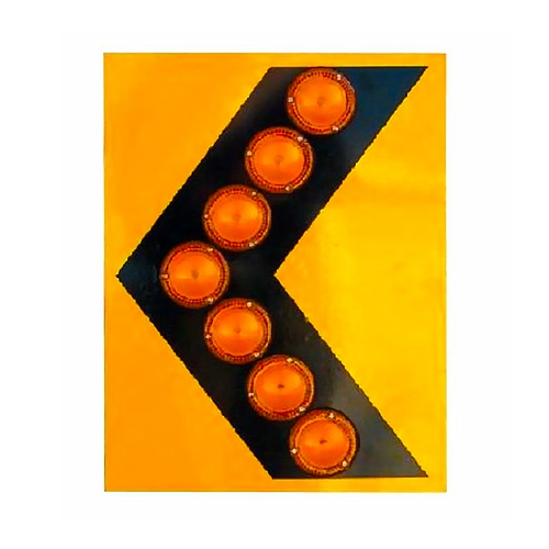 신형 LED 점멸 갈매기 450*600 (렌즈형) AC(220V) 주문제작