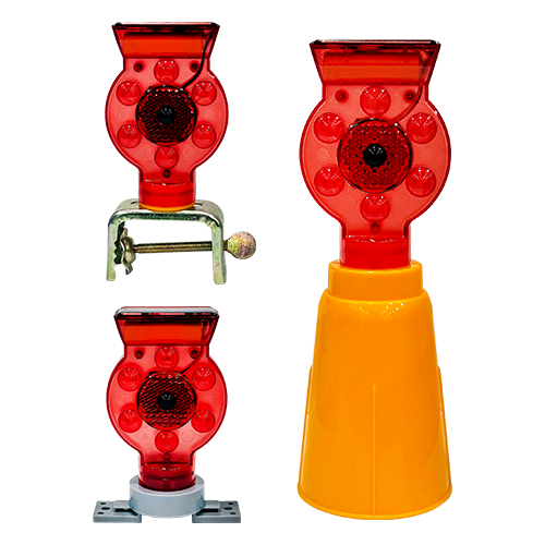 보급형 쏠라LED경고등(점멸/깜빡이) 휀스용