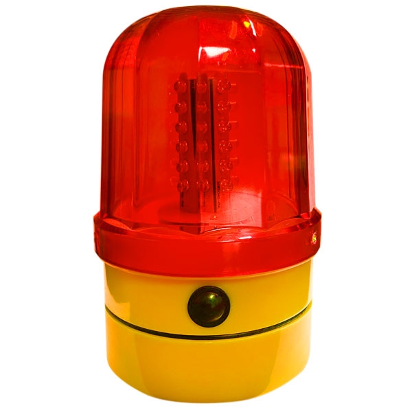 (보급형) 회전경광등 100Φ / DC 3V 자석식 / 본체:노랑