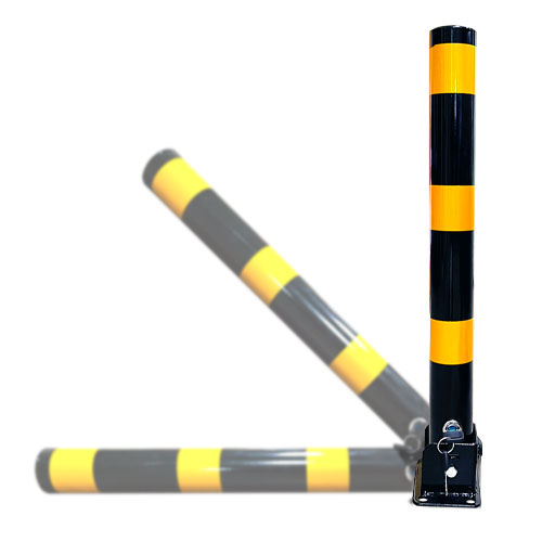 철재주차금지-I형(접이식) 60Φ*H600 / 아스콘용