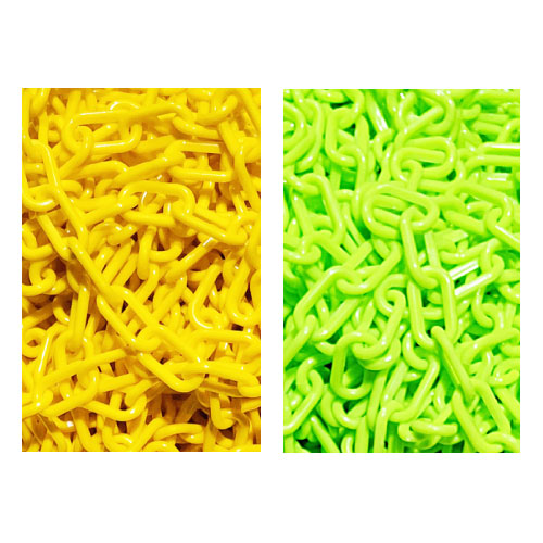 플라스틱체인 10mm 노랑색 / 50미터