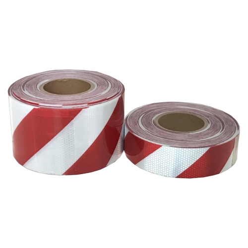 프리즘 고휘도벌집반사 (사선) 백+적 20cm-45.7M (1롤)