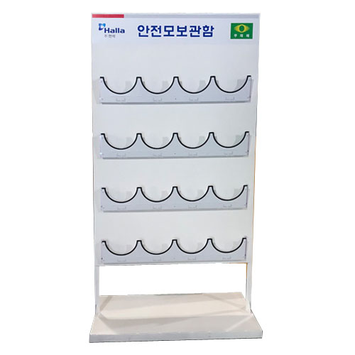 안전모걸이대 JH-21 / 백색 1100*H2000 주문제작