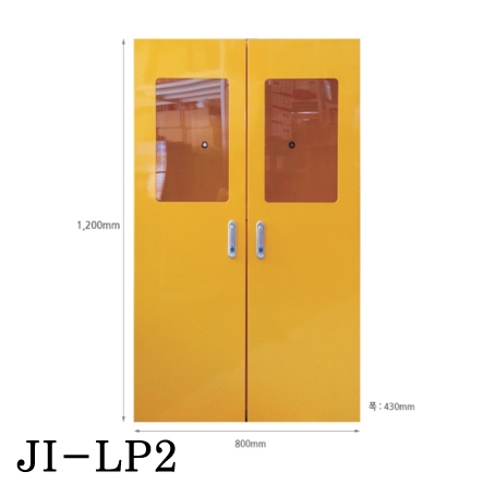 LPG가스용기보관함(2구) JI-LP2 800*430*H1200, 45.6kg 주문제작