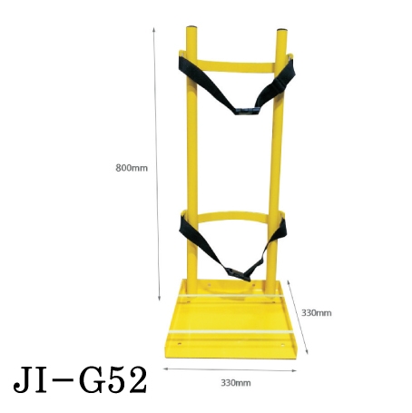 바닥형 가스거치대 JI-G52 330*330*H800/벨트1M, 6.3kg 주문제작