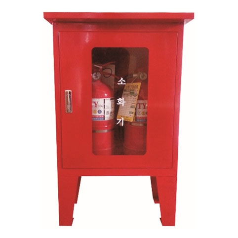 자립형 2구 소화기보관함 JI-R55 450*200*H550, 5kg 주문제작
