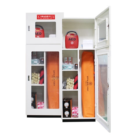 심장충격기 H형세트/JI-AED16 전용세트 500*370*H1600 주문제작