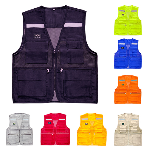 (TC) 안전조끼(망사) / 10개입 주황색/3XL