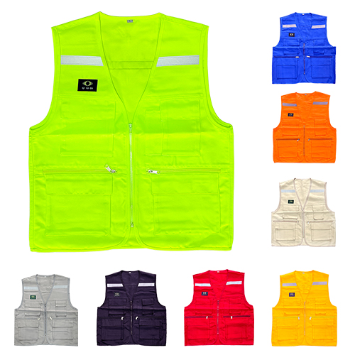 (TC) 안전조끼(천) / 10개입 회색/3XL