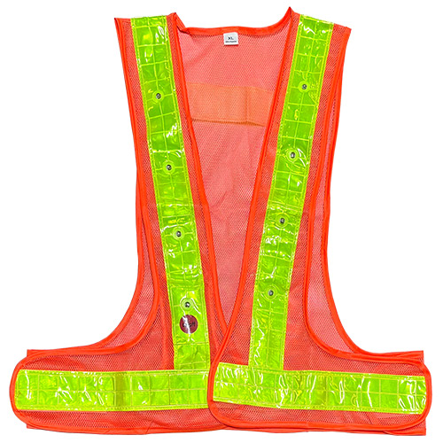 LED 신호수조끼 주황색(프리)