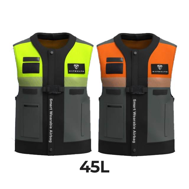 C-light 스마트 경량 추락보호 에어백 (45L) 주황