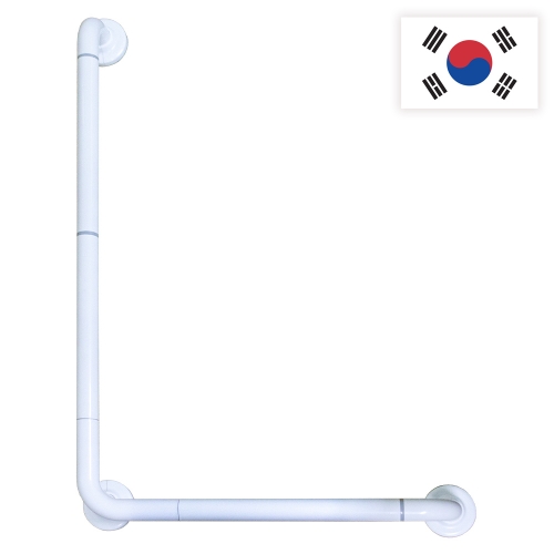 [고급형] ABS_L자손잡이(백색) 38Φ