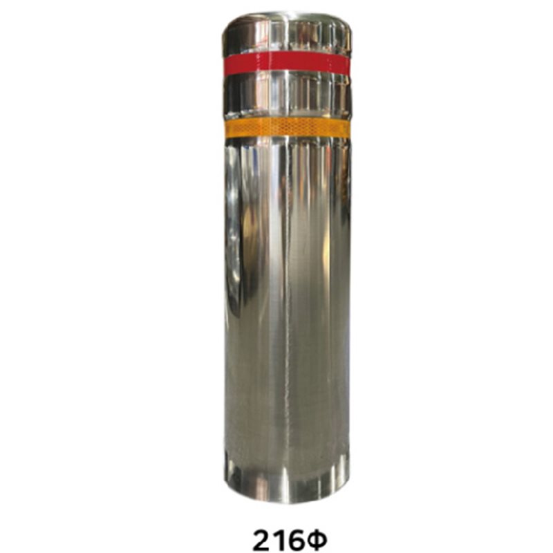 스텐일자볼라드(매립식) 216Φ H1100 (홈) 주문제작