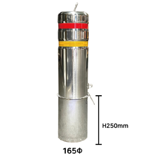 스텐일자볼라드(매립이동) 165Φ H900 (홈)