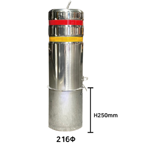 스텐일자볼라드(매립이동) 216Φ
									H700 (홈)