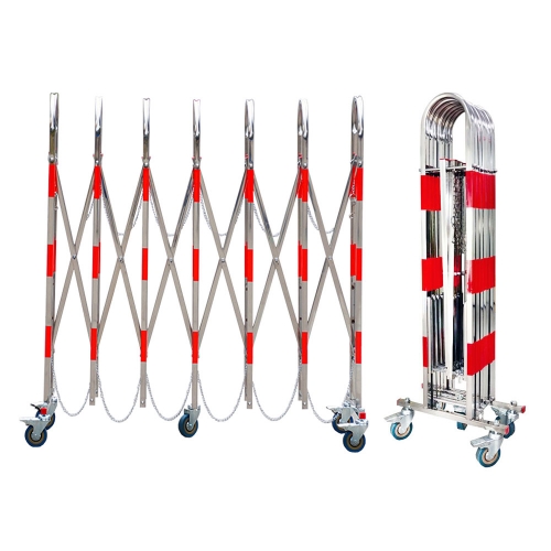 아치형 스텐접이식 바리케이드 (2.6M) H1100×D400