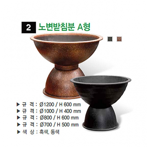 2번 노변받침분 A형 흑색 / 800Φ