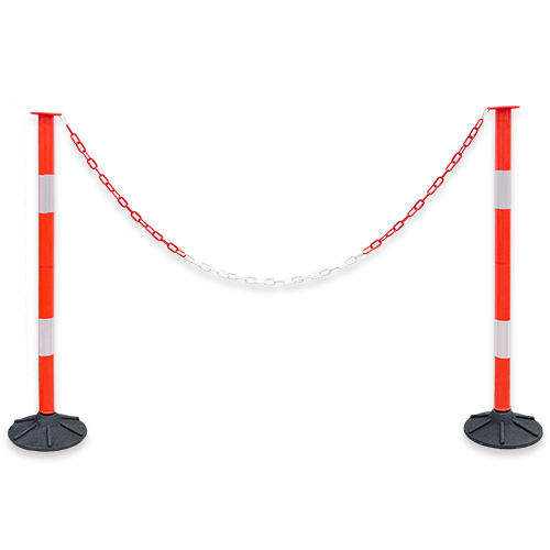 WS 조립형 이동식 PP차단봉 2개입(체인포함)