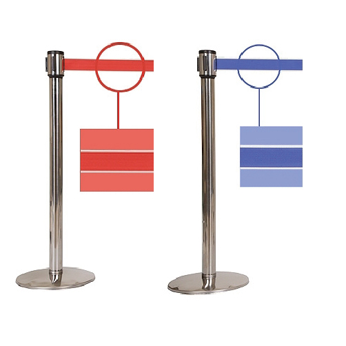 벨트형 차단봉(투톤) 청색