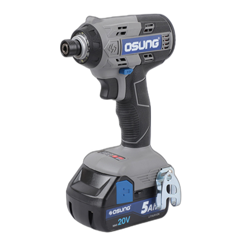 오성 MAX 20V 임팩 드라이버 OCW-2053HL 40C [2 BAT] + OMC-1880C + PLASTIC BOX