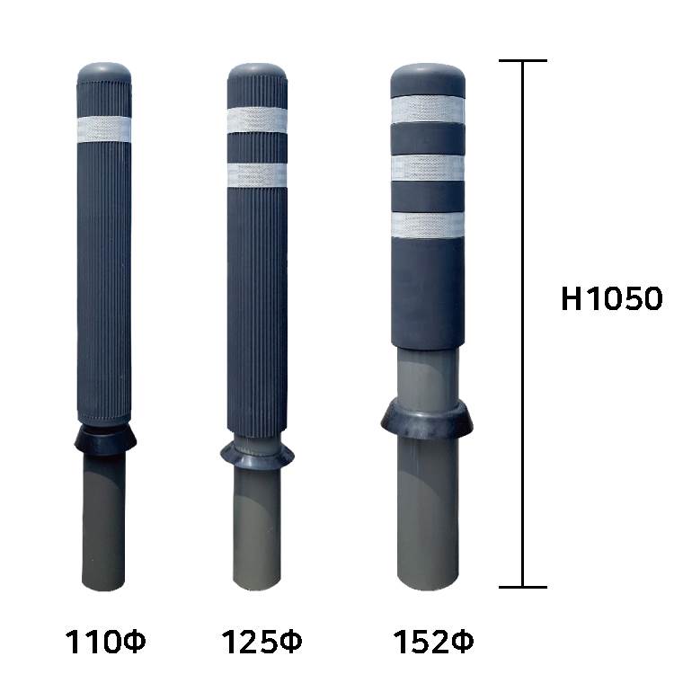 SR 고정식볼라드(매립식) 125Φ*H1050 / 청색 주문제작