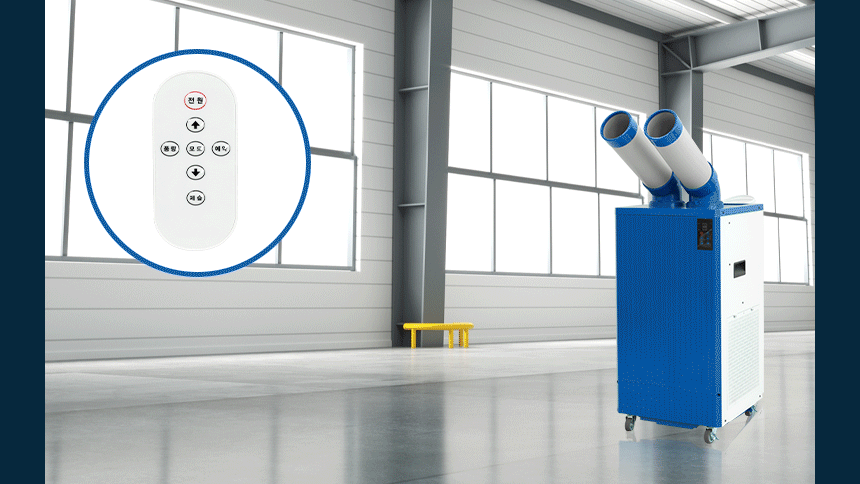 넥스코 / 실속형 산업용에어컨(증발식) 2구 / NKC-AE3000K 무료배송