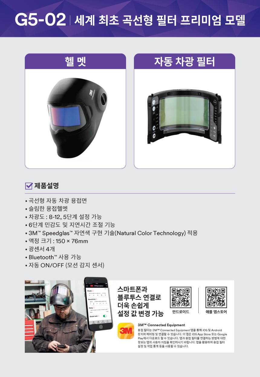 3M 자동용접면 / G5-02 단품