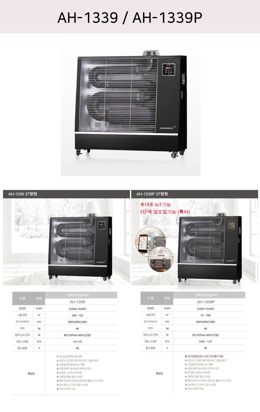 에어렉스 원적외선 돈풍기 60형 / AH-1839 노출가준수필수