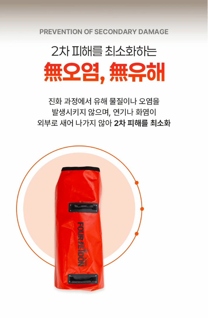 포세이돈 차량용 질식소화포 (국산) 6m×9m 1300℃