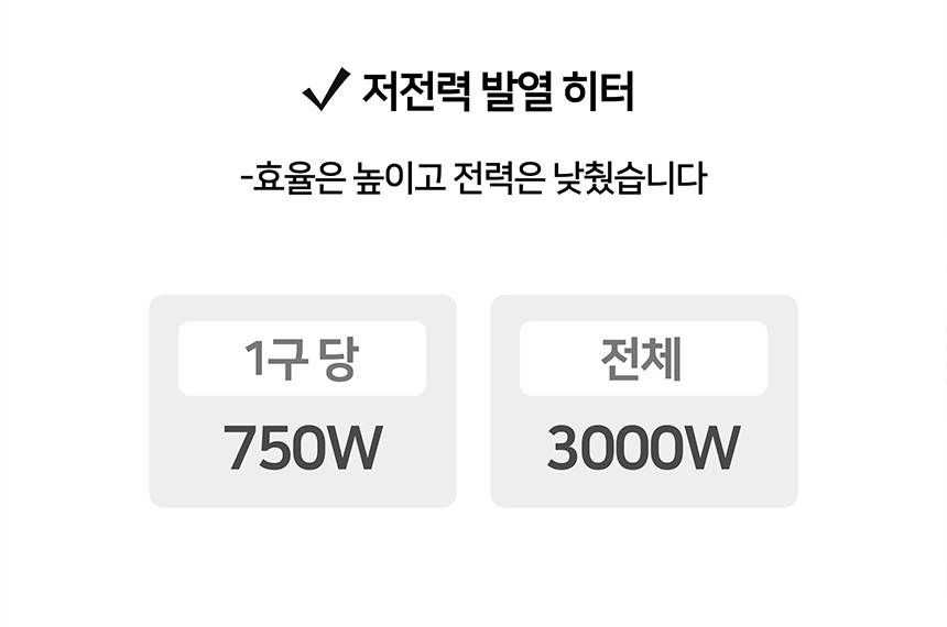 휴고스 하이라이트 4구 전기히터 BHR-H16 노출가준수필수