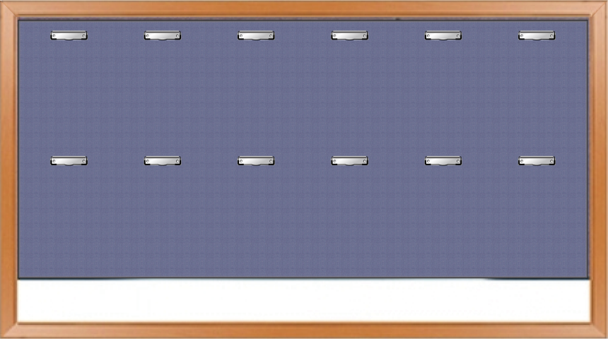 원목게시판 12구 아크릴포켓 주문제작