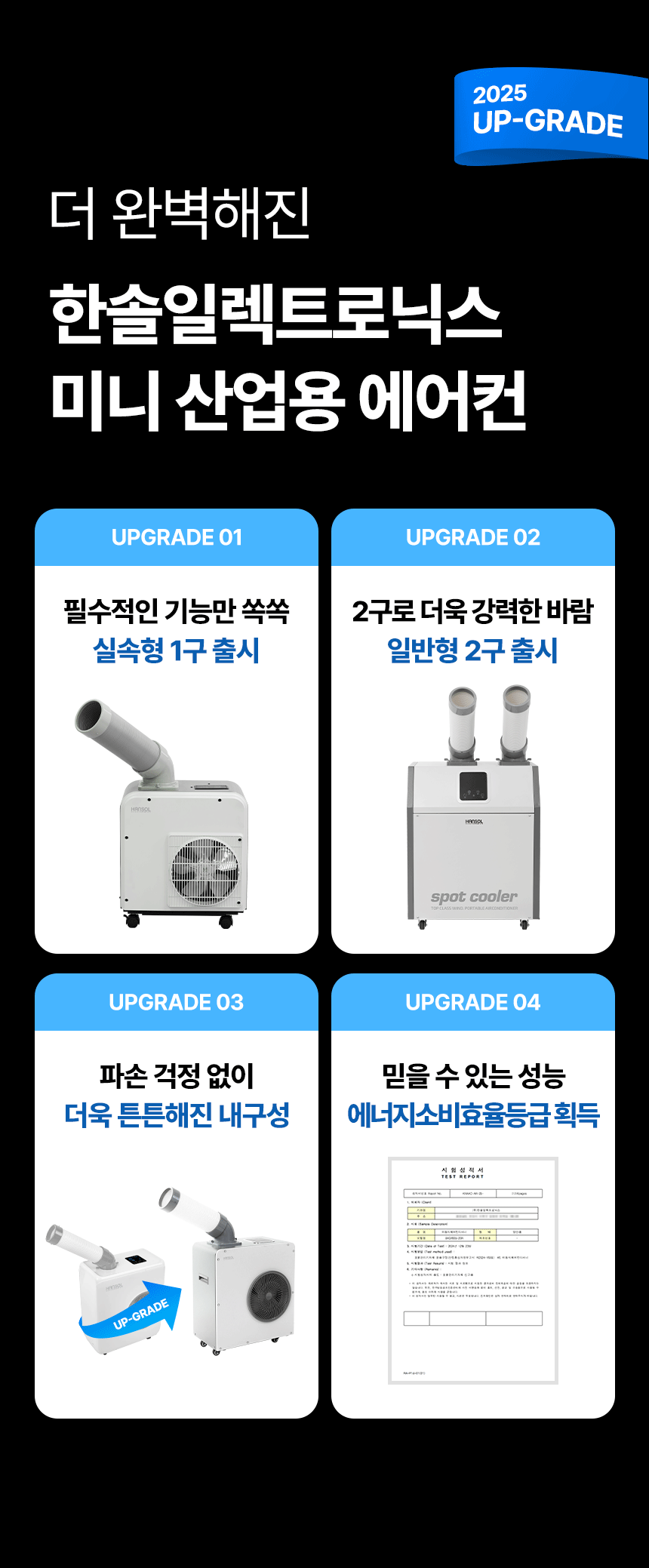 한솔 / 미니 산업용 에어컨 2구 / HSE-SP6600K 무료배송