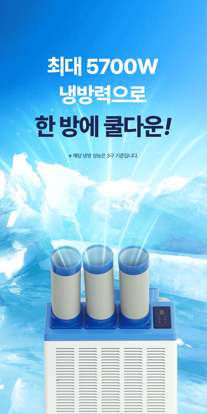 신일 / 고급형 이동식 에어컨 2구 / SMA-SC5800K 무료배송