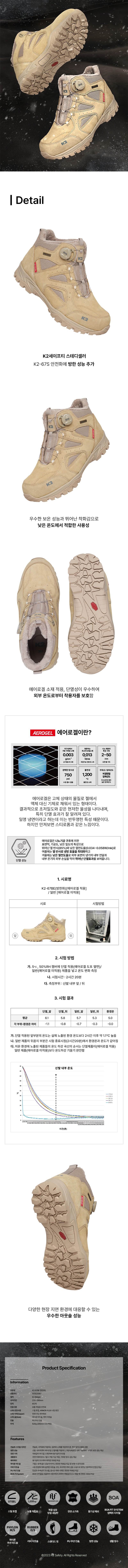 K2-67BE 방한안전화 280mm