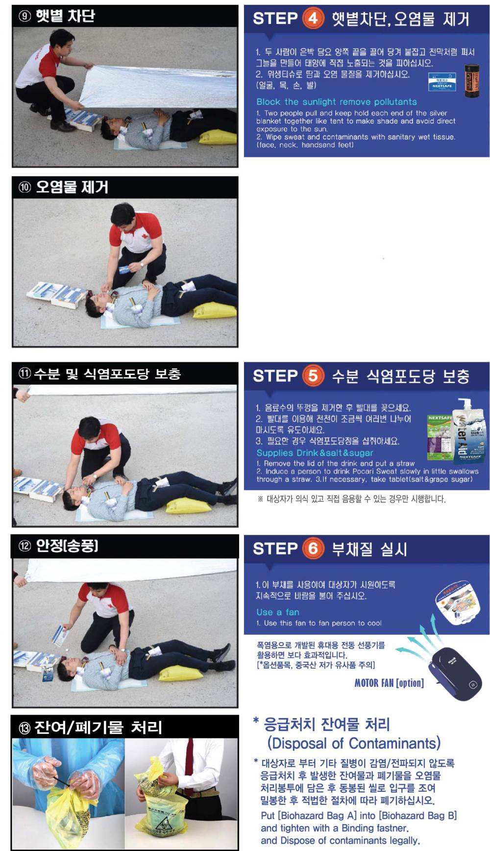 폭염응급키트 (FAK-HW4-H) (셋트)