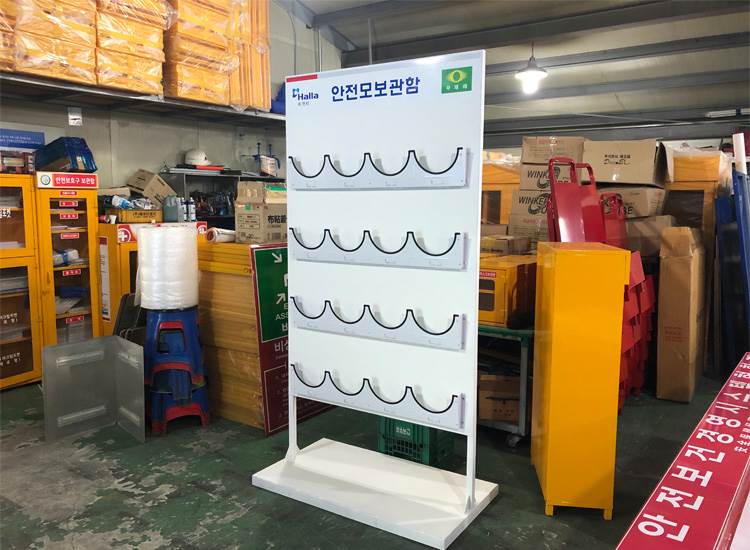 안전모걸이대 JH-21 / 백색 1100*H2000 주문제작